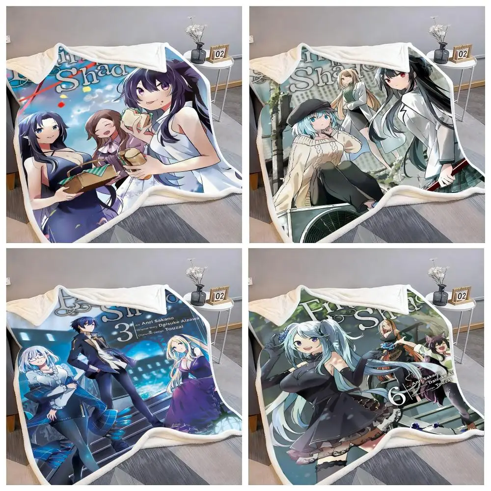 

Aime Novel E-Eminence in Shadow Throw Flannel Fluffy Soft Blanket Warm Skin-Friendly Throw for Sofa Bed Office Nap Winter