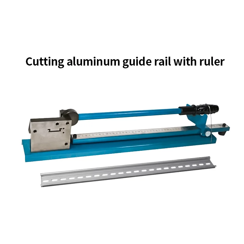 Double Slot Manual Guide Din Rail Cutter for Aluminum Alloy and Steel Rail Cutting Tool