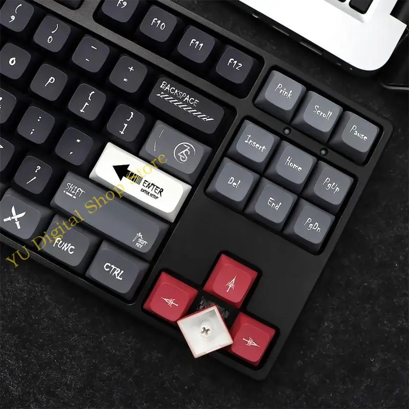 96BA Keycap PBT Standard Dye Sublimation Process Keycap 133Keys XDA Profile for Mechanical Keyboard RK61/GK61/GK64/68