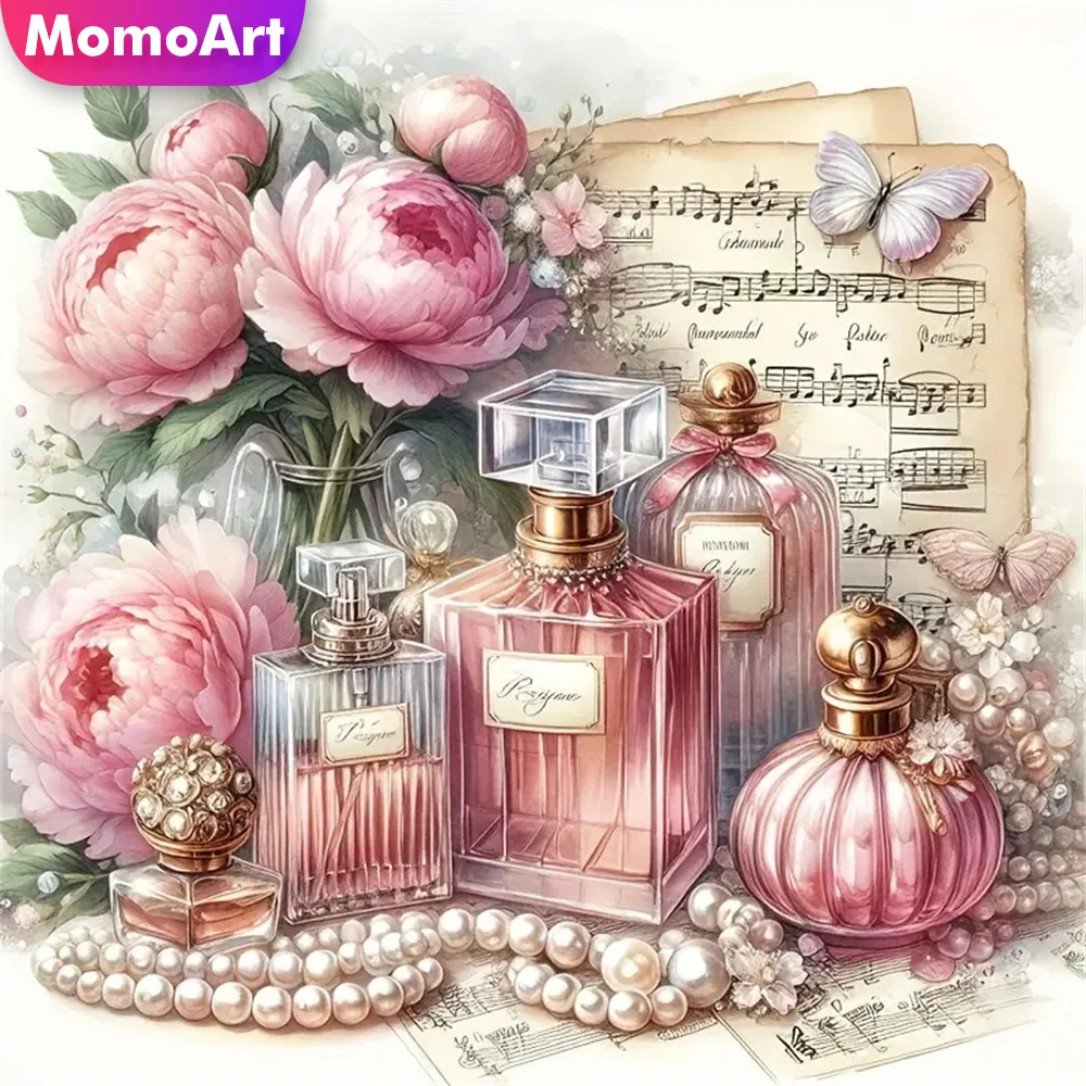 �y�Z�[�����zMomoart 5D �_�C�������h���U�C�N���� DIY �N���X�X�e�b�`�L�b�g�A�[�g���O�̉ԃ_�C�������h�G�敗�i�h�J���j�[�N�ȃM�t�g