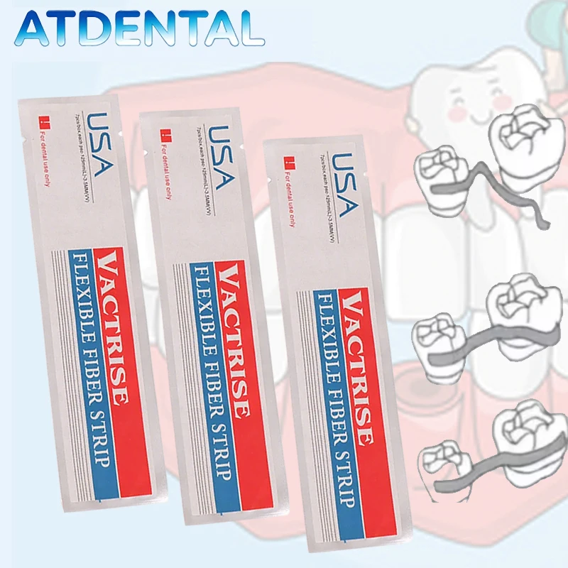 High Strength Flexible Fiber Strip Dental Splint Loose Teeth Stabilization Light Cure Bonding