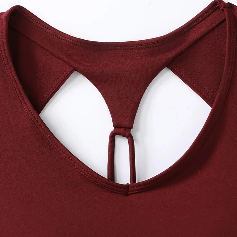 Neue Yoga-Bekleidung für Frauen mit Brustpolstern, stoßfester Sport-BH für Outdoor-Aktivitäten, Lauftraining, Fitness-BH für einen schönen Rücken. – Detail 3
