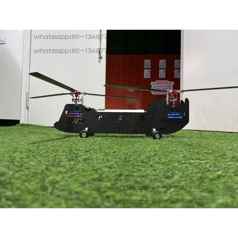 The Latest 450 Nuke Remote Control Helicopter Tandem Dual-rotor Model in 2026 DIY