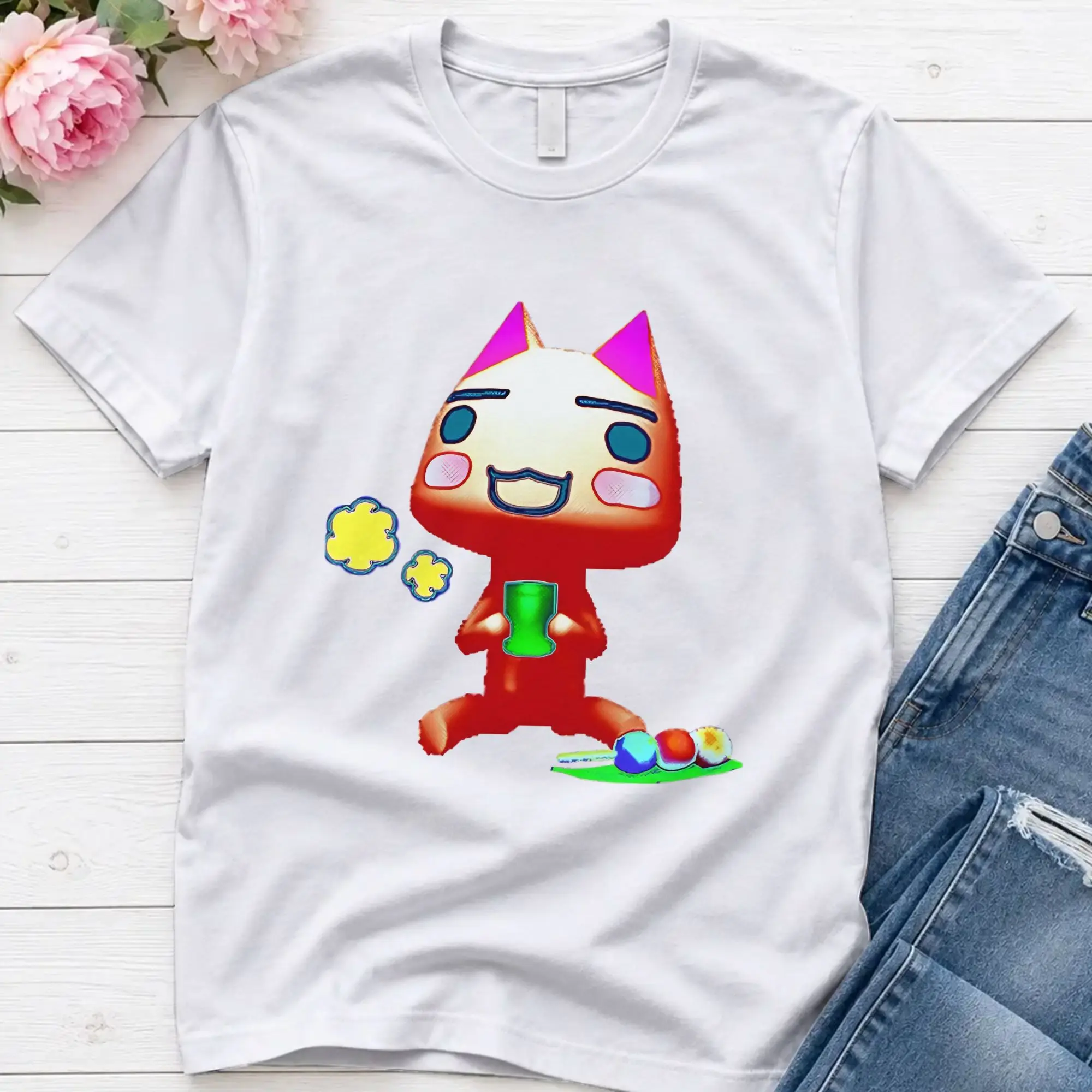 Men's Toro Inoue -Doko Demo Issyo T Shirts  100% Cotton Tops Leisure Short Sleeve O Neck Tee Shirt Gift Idea T-Shirt