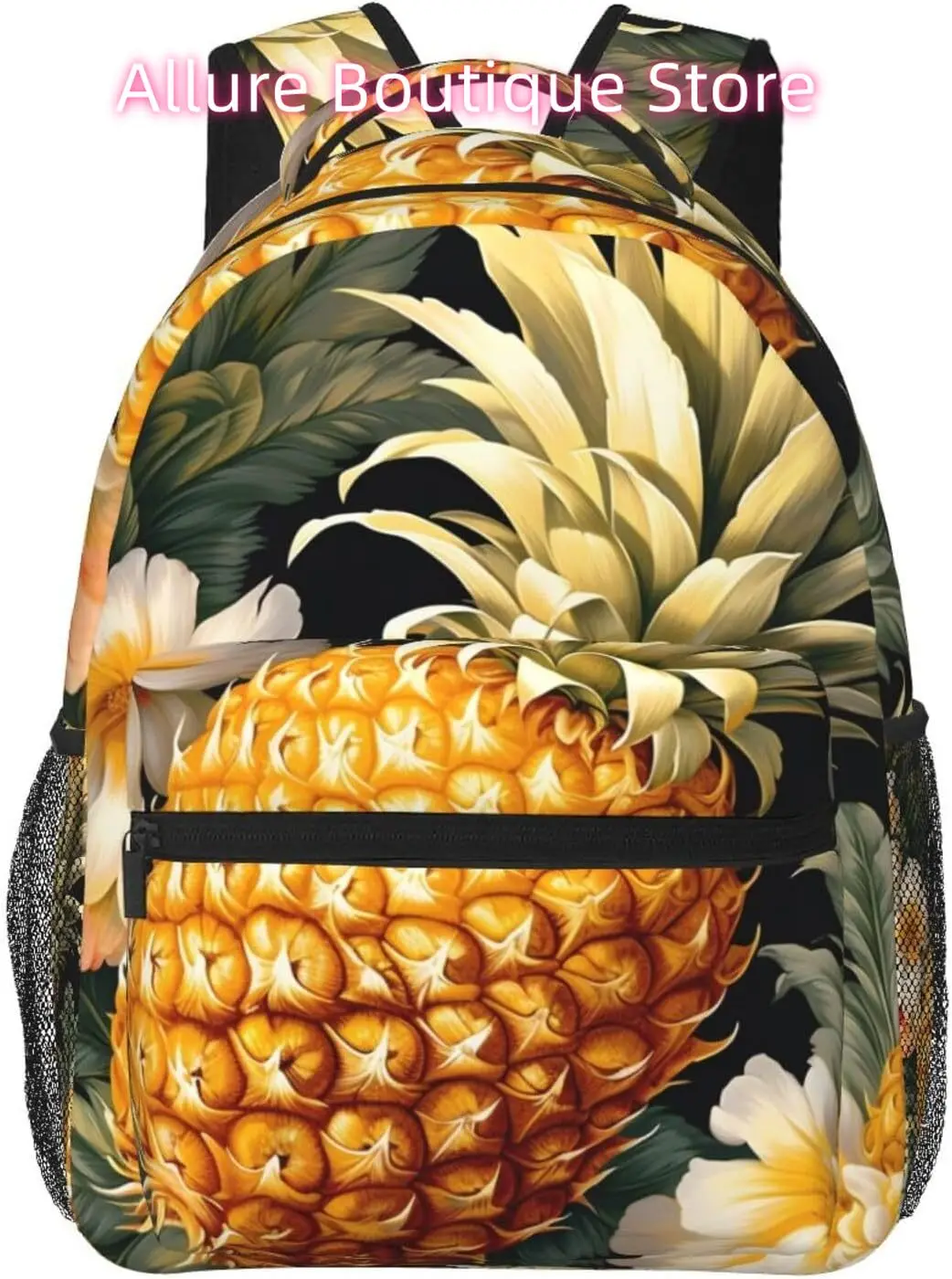 

Сумка для ноутбука «Снова в школу», легкий рюкзак для ноутбука с рисунком ананаса и фруктов, легкий многоцелевой дорожный повседневный рюкзак Uni