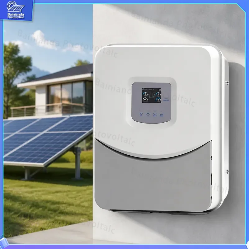 3.6kW 6kW MPPT Solar Inverter Off Grid Hybrid Wind Power Generator Single Phase 230V AC Home Energy Storage System Battery