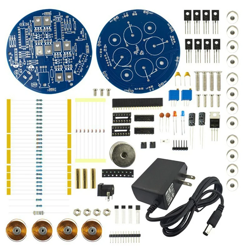 Smart Magnetic Levitation DIY Kit Suspension Magnetic Electronic Kit Rotating Magnetic Suspension Module 150G US Plug-B12B