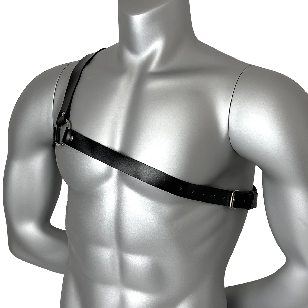 Men's Punk Leather Strap Adjustable Chain Sexy Charm Tight Strap, Halloween Costume Accessories, Adult Sex Accessories, Dressing