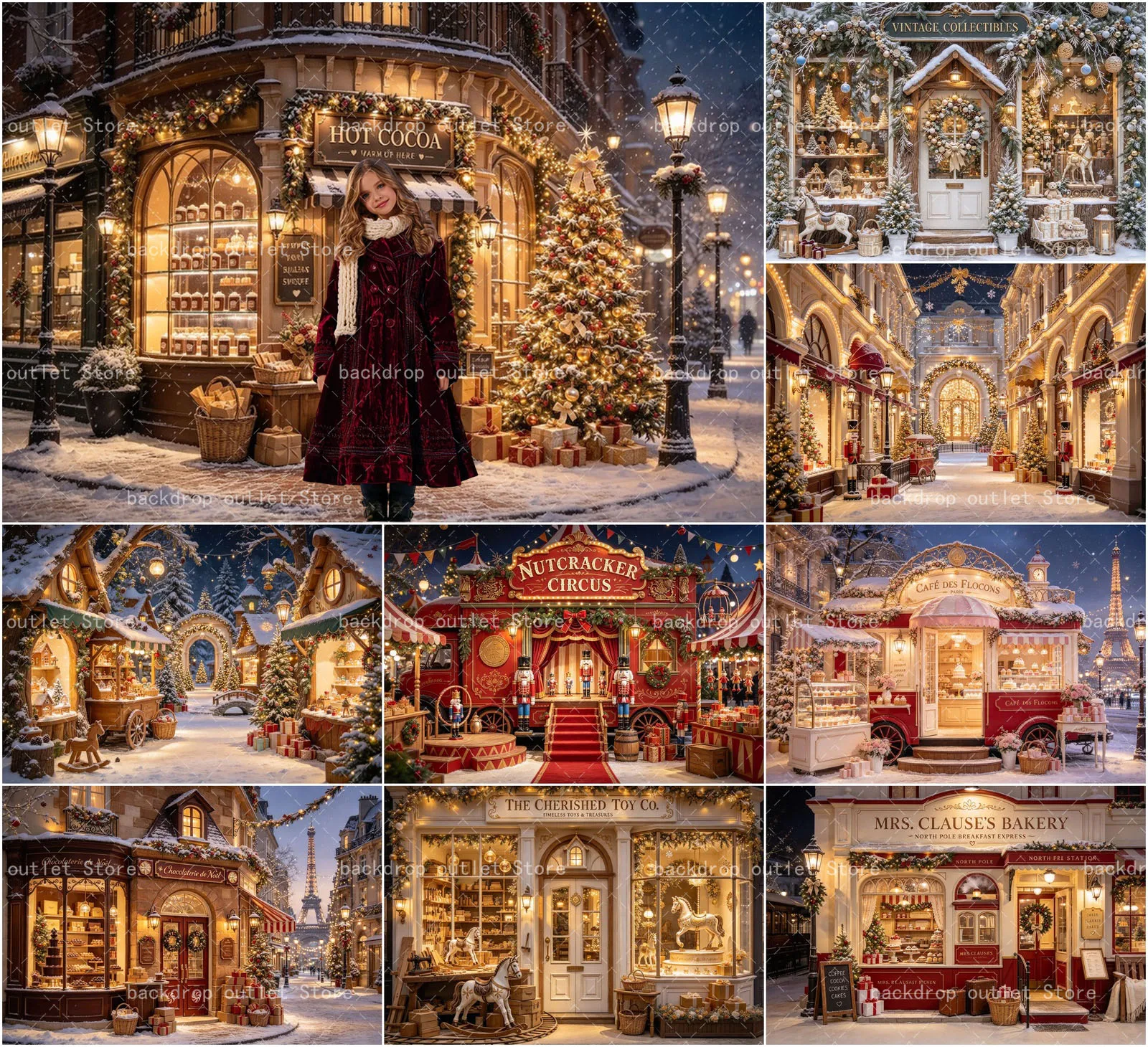 Photography Urban - Mehofond Fotoğraf Arka Planı Kış Noel