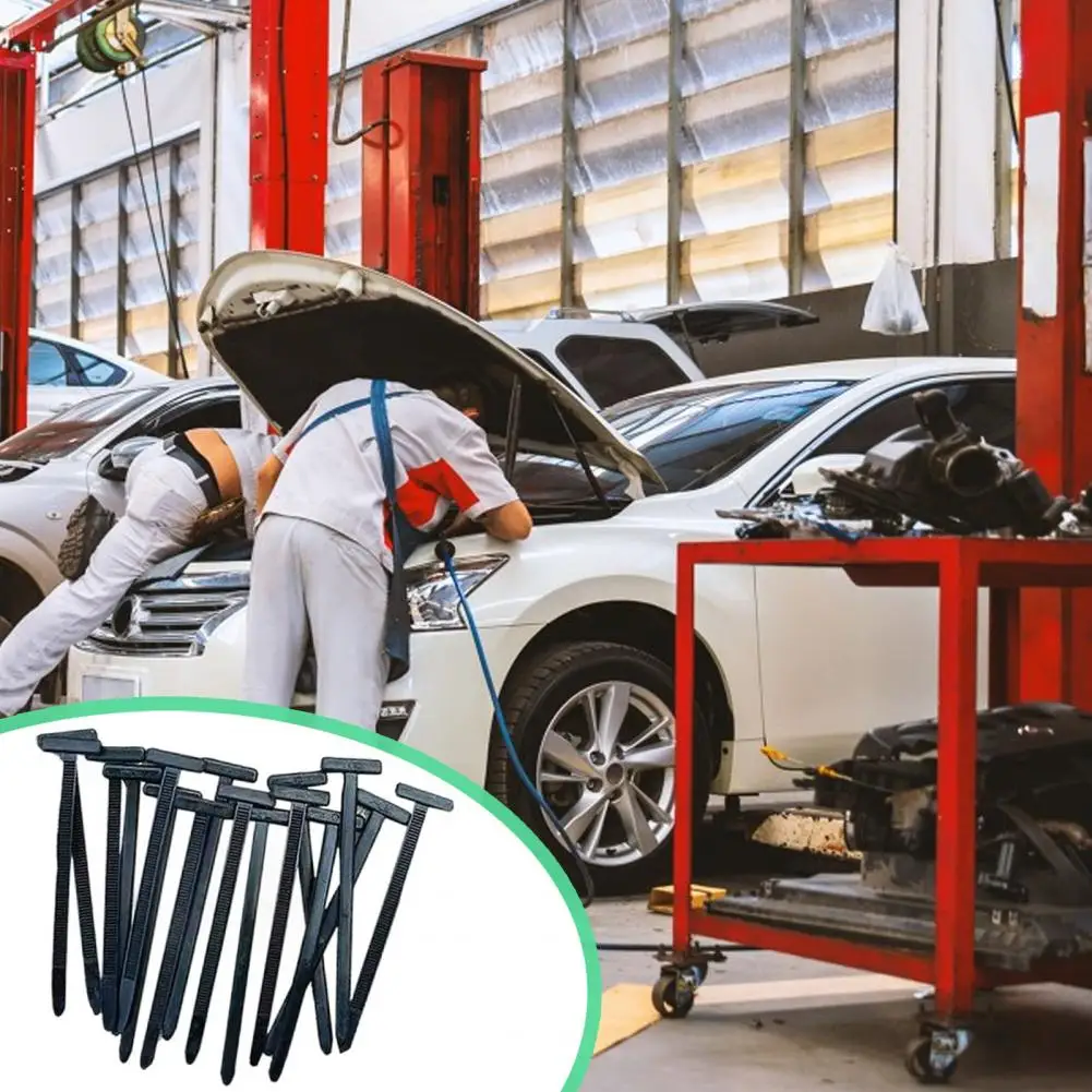 Cable Straps Heavy Duty Nylon Cable Tie Buckle with Pin Button Design for Car Repair Self-locking Zip Ties Holder Tool