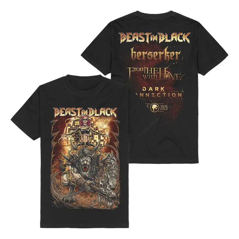 10th Anniversary Beast in Black Band T-Shirt 100% Cotton Graphic Tee Men Women Summer Streetwear Top