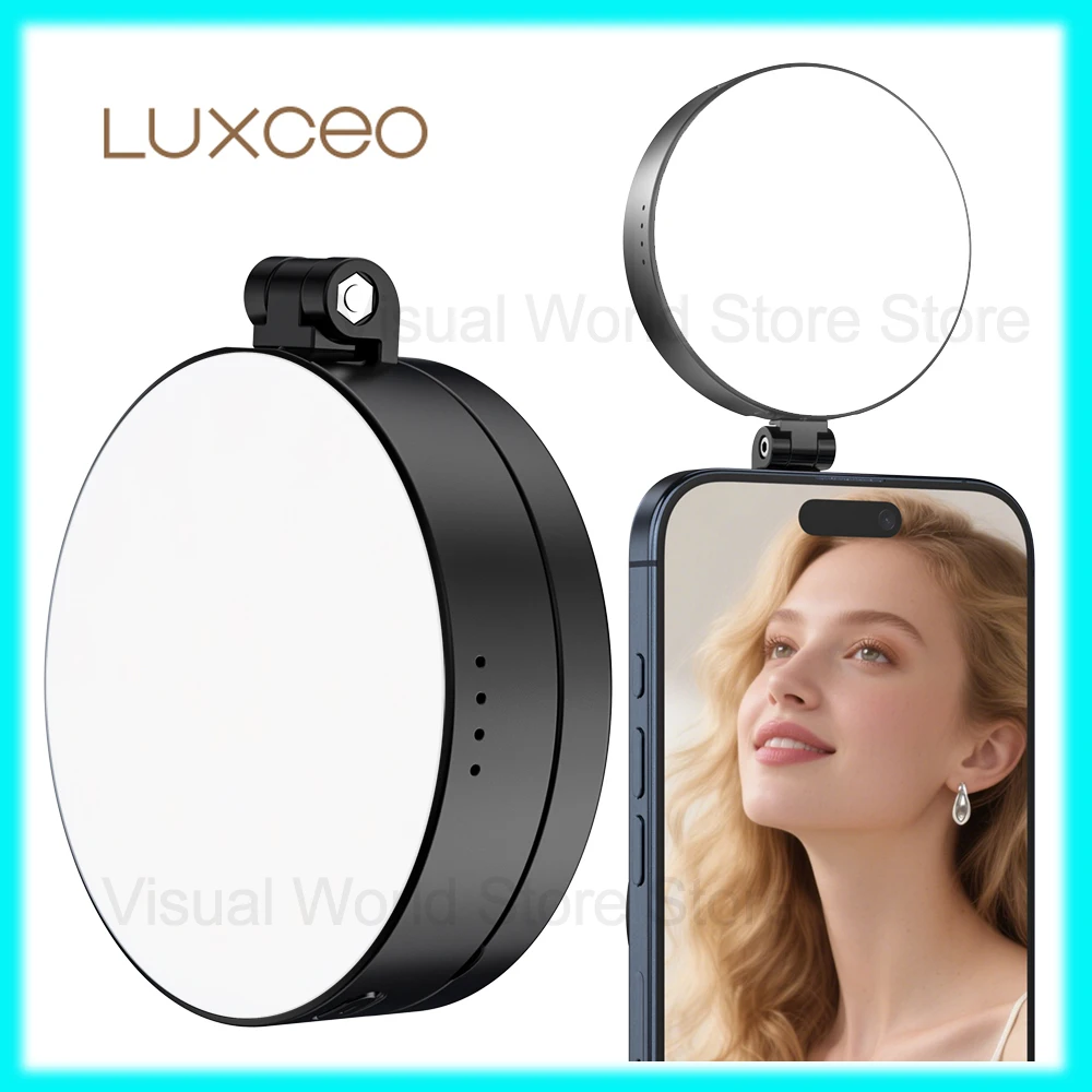 LUXCEO R1 Магнитный светильник для селфи макияжа заполняющий 5 режимов регулируемая яркость лица