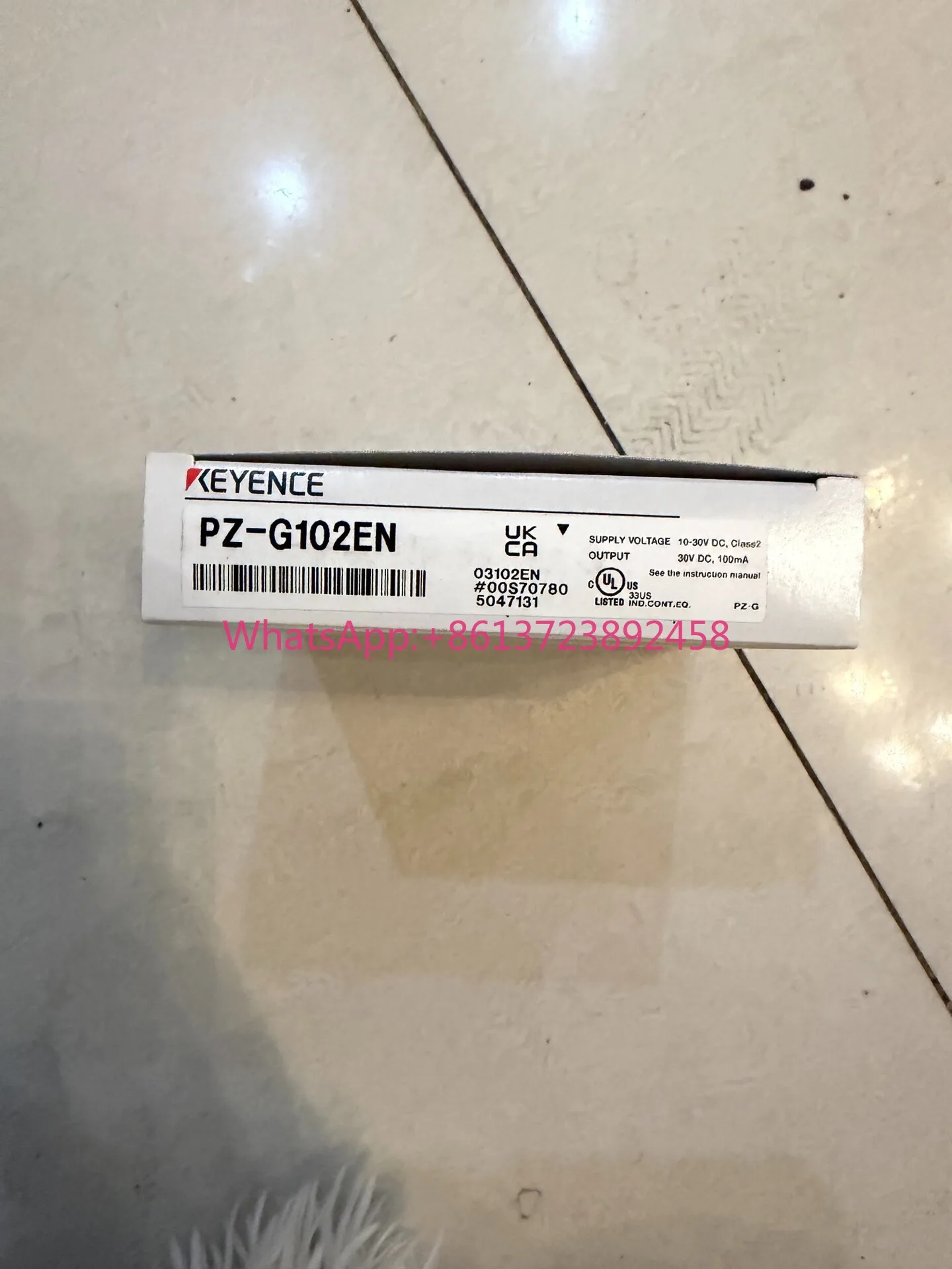 New KEYENCE photoelectric sensor, PZ-G102EN