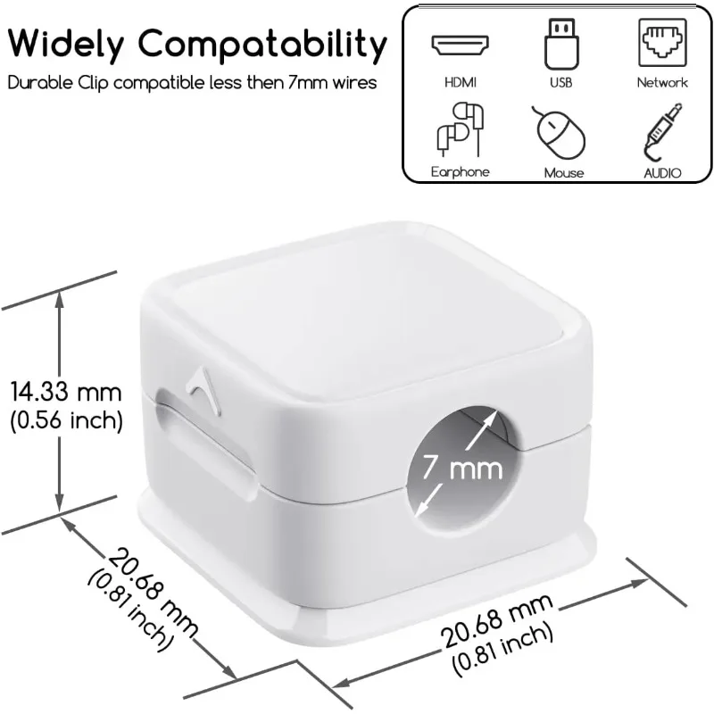 Desk Organisers Magnetic Data Line Memory Organizers Self Magnetism Table Organizer Viscosity Desk Mouse Cable Fixture Storage