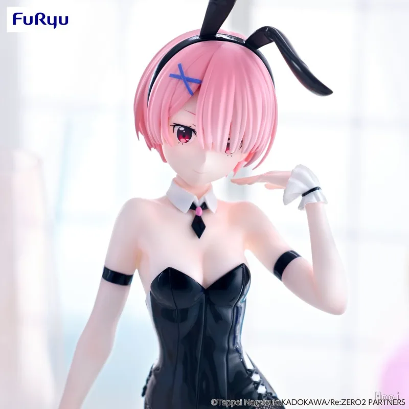 

BANDAI Authentic Re: Zero Kara Hajimeru Isekai Seikatsu-Ram-BiCute Bunnies-Bicolor FuRyu Аниме Фигурки Модель Коллекционная игрушка