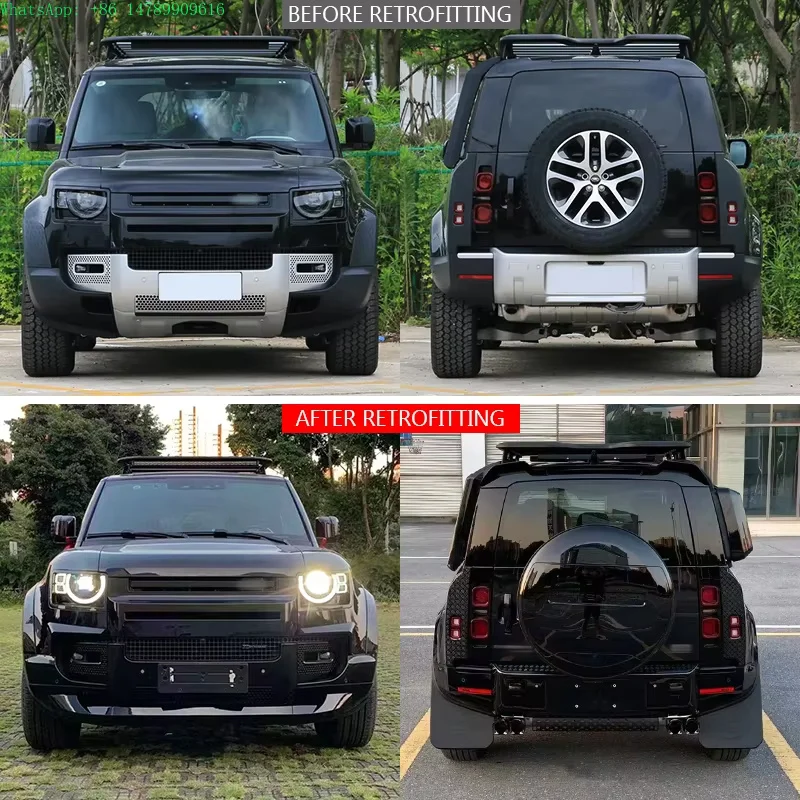 

Customized Automotive Body Modification Kit2020-2025 Car Modification Upgrade Front Lip Grille Mudguard Side Skirt Rear Bumper B