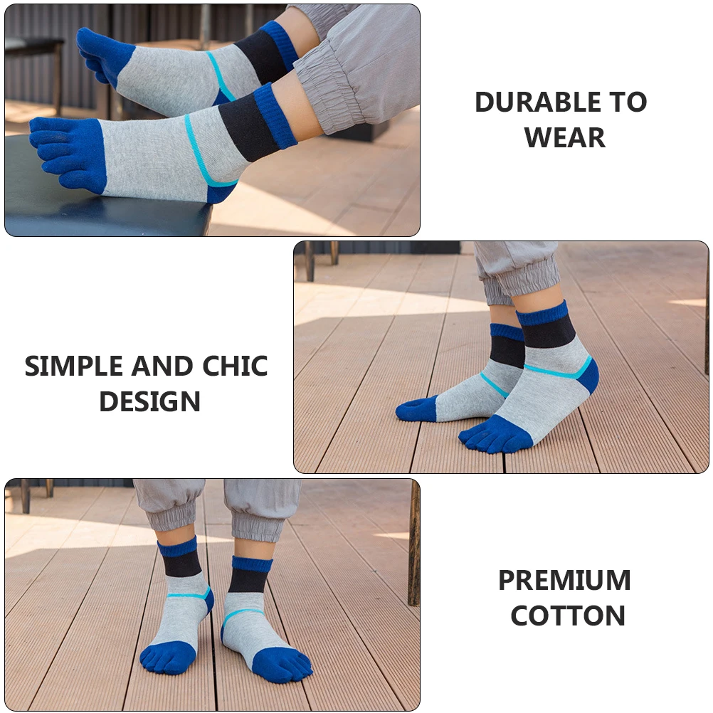 

1, мужские дышащие носки с пятью пальцами, разделительные носки средней длины с защитой от запаха, для семьи, идея подарка, сувениры для вечеринки