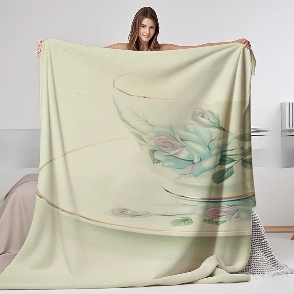 

Stylish Flannel Cozy Blanket A Quiet Moment Luxury Weighted Blanket Hospitality Bedding With Moisture-wicking No-shedding