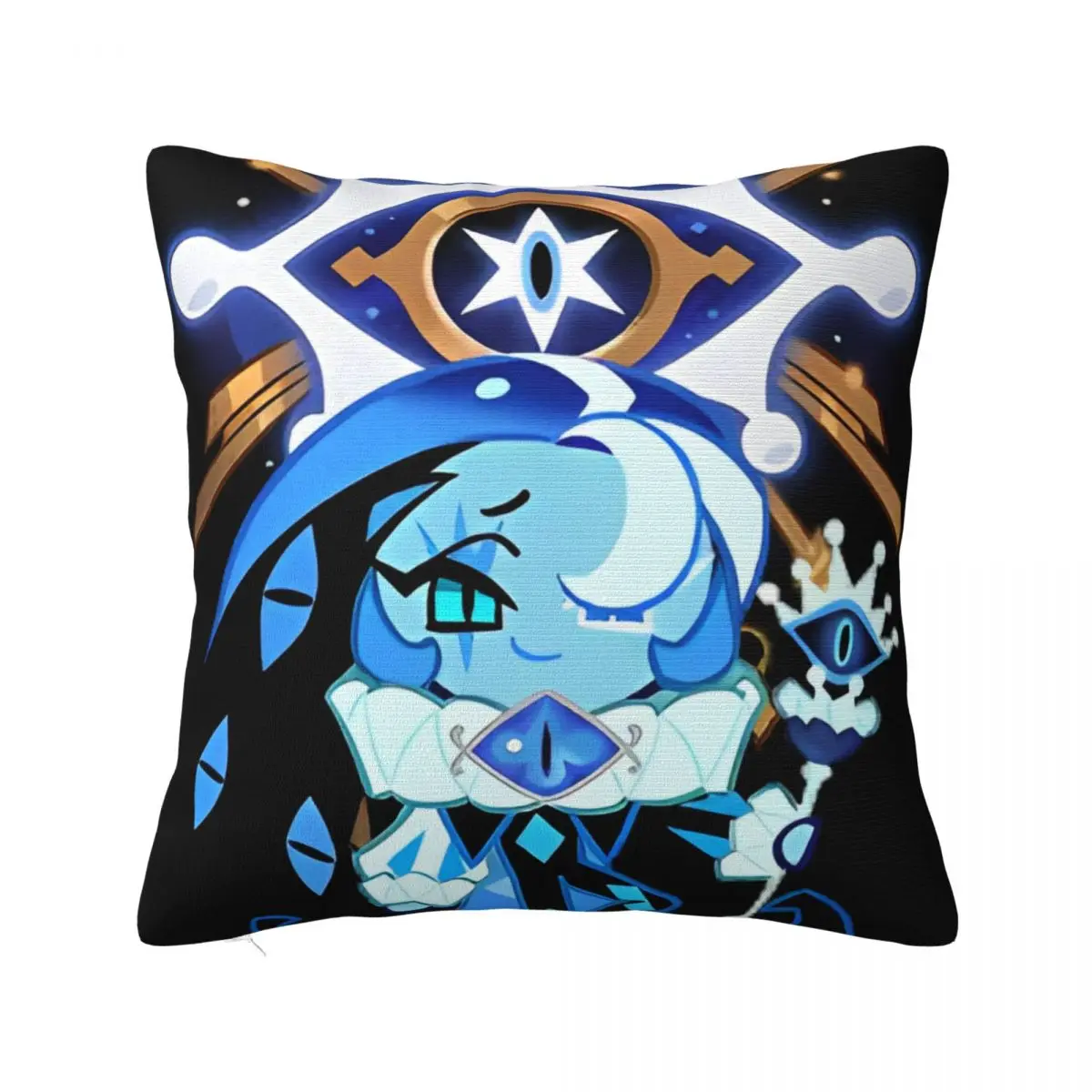 

Shadow Milk Cookie Run Kingdom Pillowcase Polyester Cushion Cover Gift Cute Cartoon Throw Pillow Case Cover Home Zipper 40X40cm