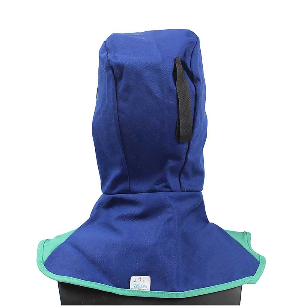 Wear-resistant Welding Hat Blue Presoftened Cloth Safety Hood for Welding Jobs and Accessories