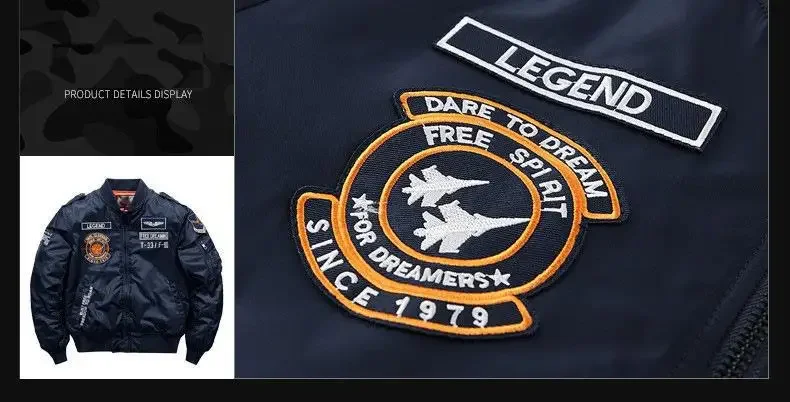 Winter Hip Hop Thick Warm Jacket Men High Quality Military Motorcycle Ma-1 Aviator Pilot Coats Male Baseball Bomber Jacket 20 S86c7d201fa814c56892cfdb8373693cb6