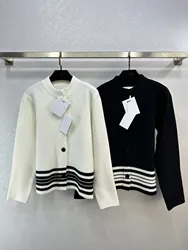 2023 Autumn Winter Fashion New Women's Clothing Knitted Cardigan 1102