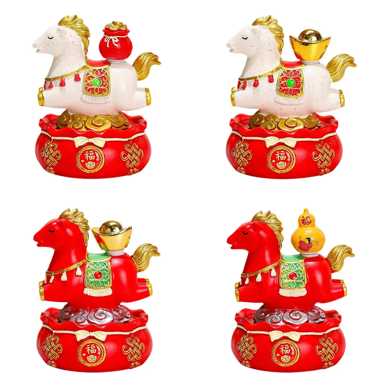 Horse Figurine Orna…