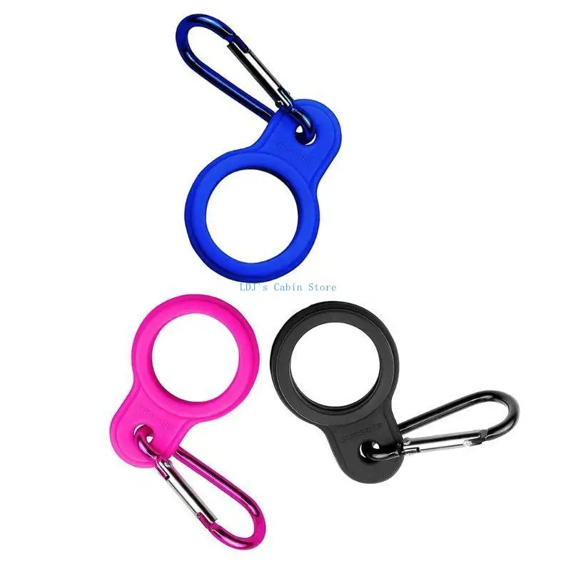 

XXFC 6pcs Hiking Bottle Holder Clip Hook with Carabiner Silicone Water Bottle for Car