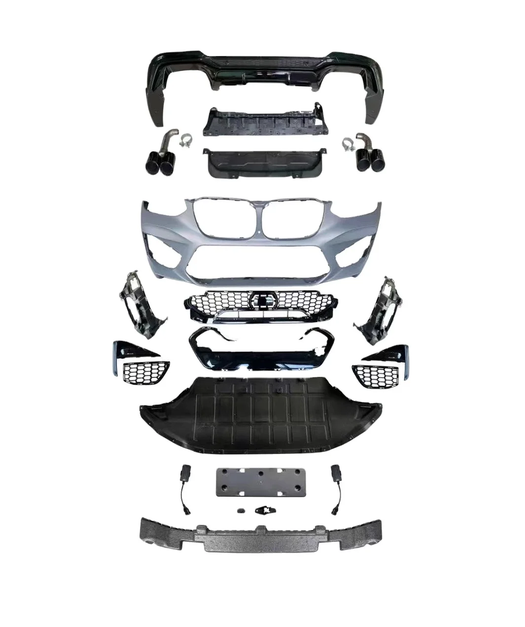 

Upgrade to X4M F98 Bodykit Body Kit Sets for BMW X4 G02 Sports Version Car Parts 2018-UP
