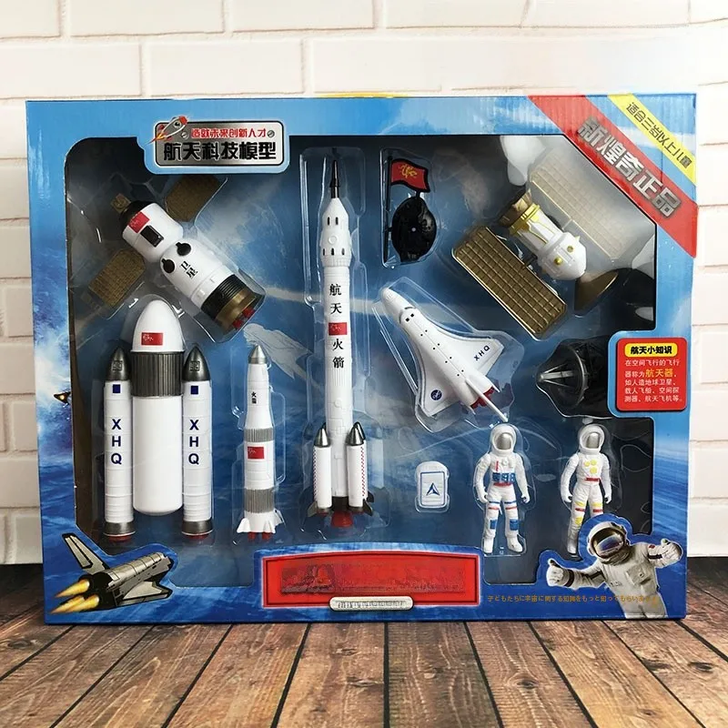 

Набор игрушек Eonal Roet с моделью астронавта Spaceip Aircrt для мальчиков и девочек от 3 до 2, пластиковый комплект статической модели