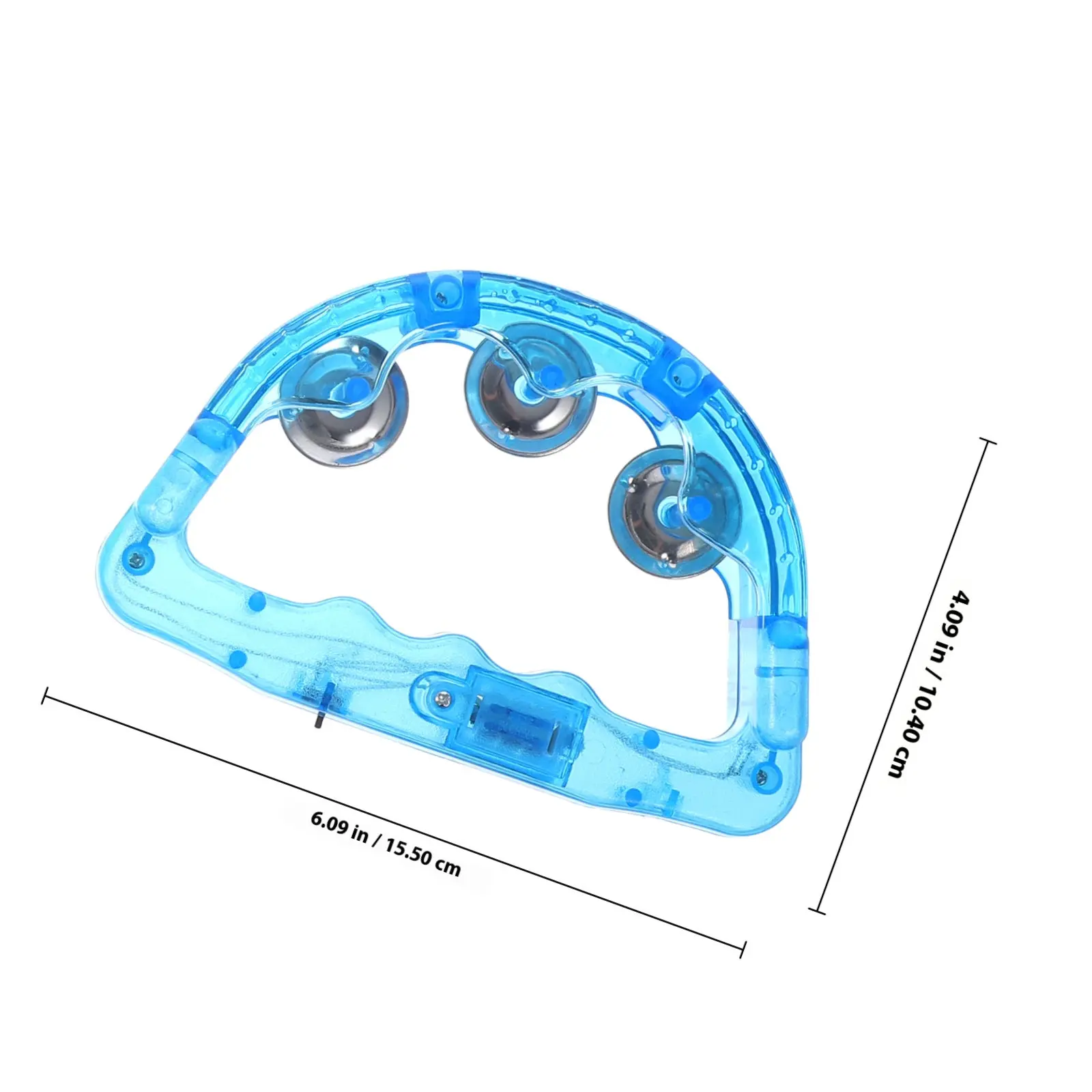 8Pcs LED Handbells Flashing Luminous Party Percussion Instrument Shaking Sound for Birthday Festival Evening Party Stage Supply