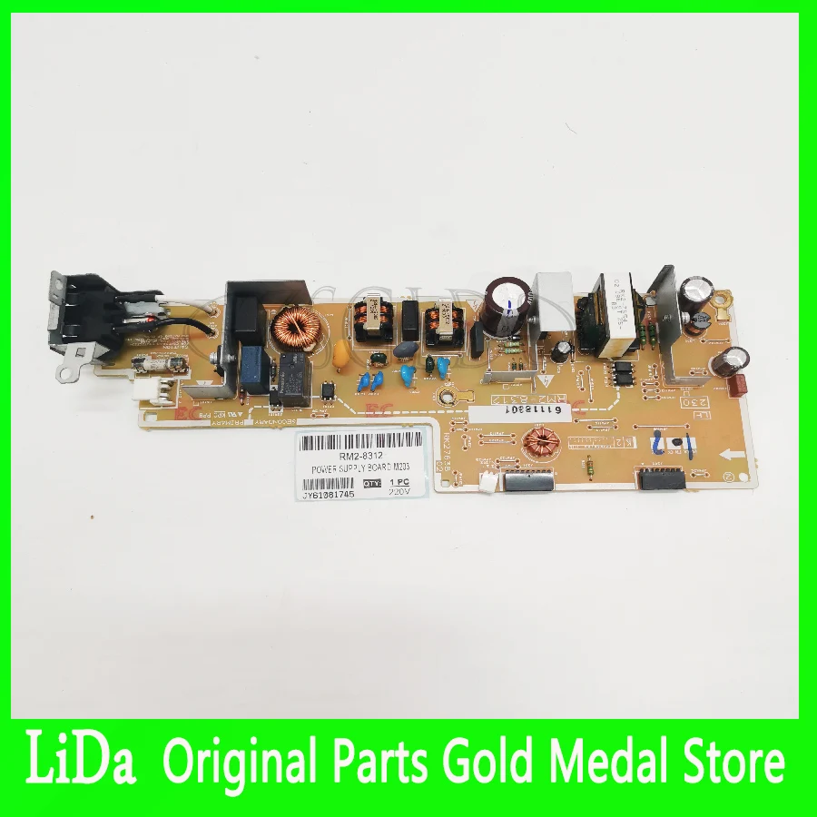 Original For HP M203d POWER SUPPLY BOARD M203dn POWER BOARD RM2-8312 M203dw M132fn 220V POWER SUPPLY BOARD 90% NEW 100% TESTED