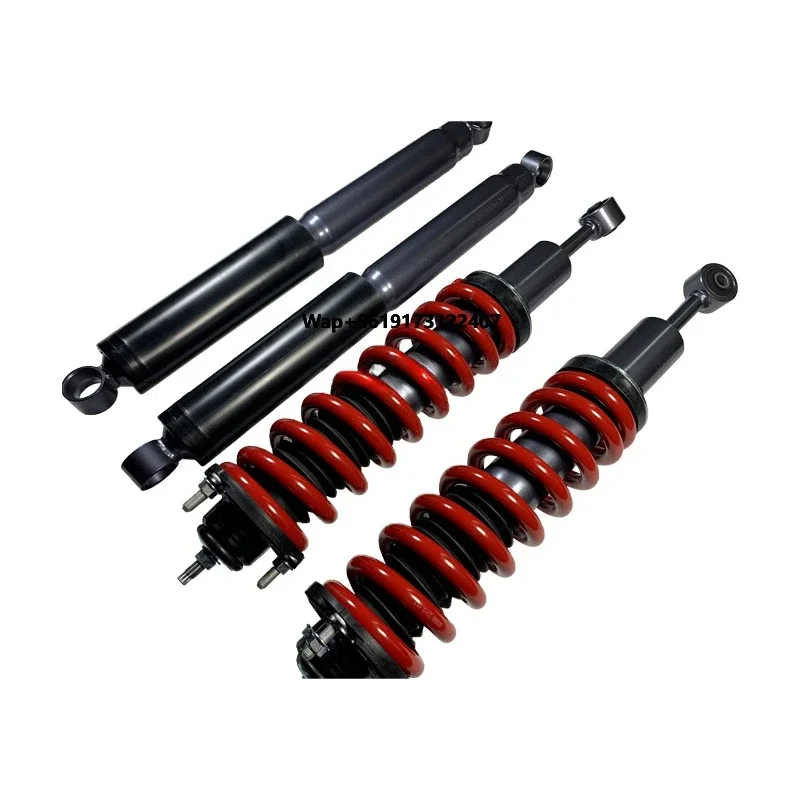 

Upgraded Front and Rear Spiral Shock Absorbers for Off-road Modification Bolded and Raised by 2 Inches for Hilux / RVEO