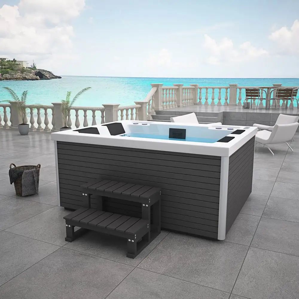 4 Person Hot Tub for Sale Cheap Outdoor Spa Jacuzzis Sexy Hydro Balboa Hottub   Acrylic whirlpool Bathtub with Massage Jets