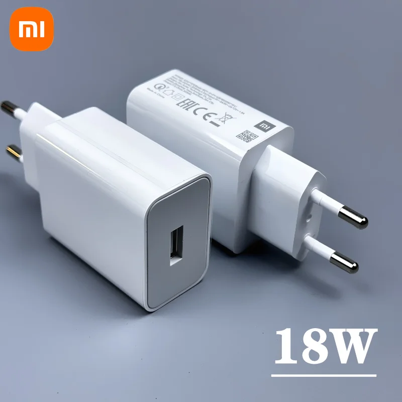 xiaomi fast charger 18W qc3.0 power dapter USB 100cm USB 3.1 Type C cable for Redmi note 7 8 9 9s MI 9 SE 8 6 mix 2 2S 3