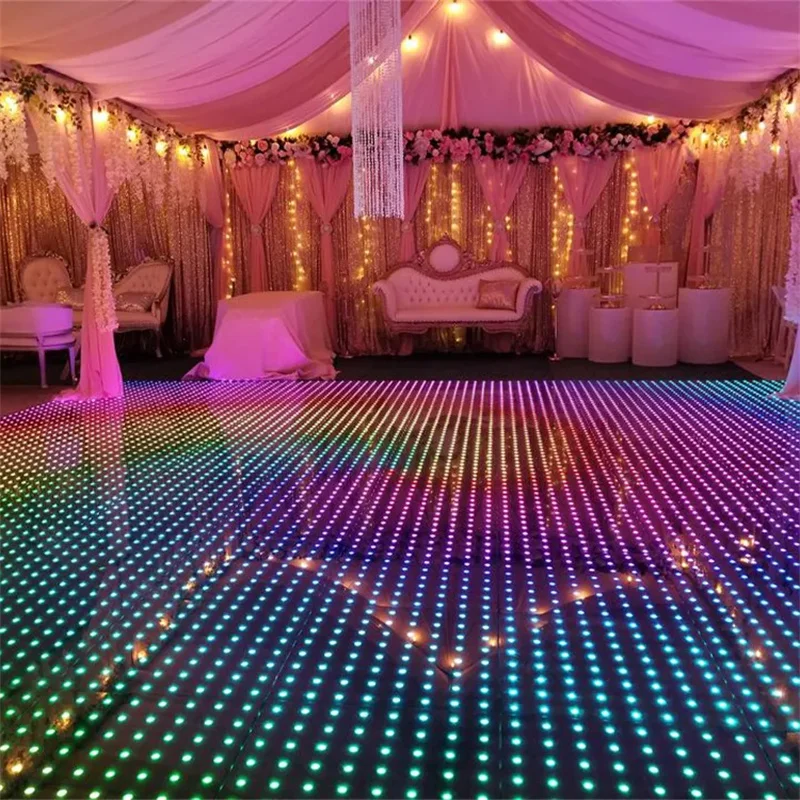 8pcs led dancing floor buy disco digital video wedding party stage dj lighting pixel floors led dance floor