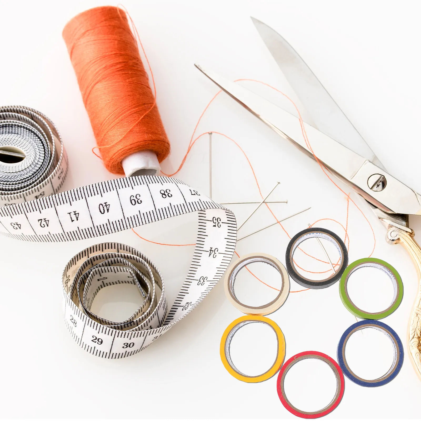 30pcs-positioning-line-adhesive-paper-tape-bright-colored-masking-tape-for-diy-clothes-marking-organizing-labeling-craft
