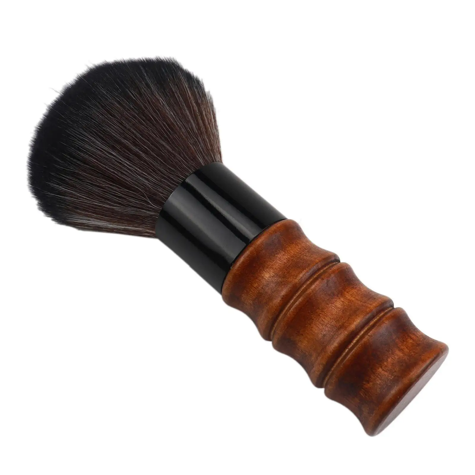Neck Duster – Barber and Salon Brush to Remove Loose Hair from Neckline and Ears after Haircut Home Use, Soft Nylon Bristles