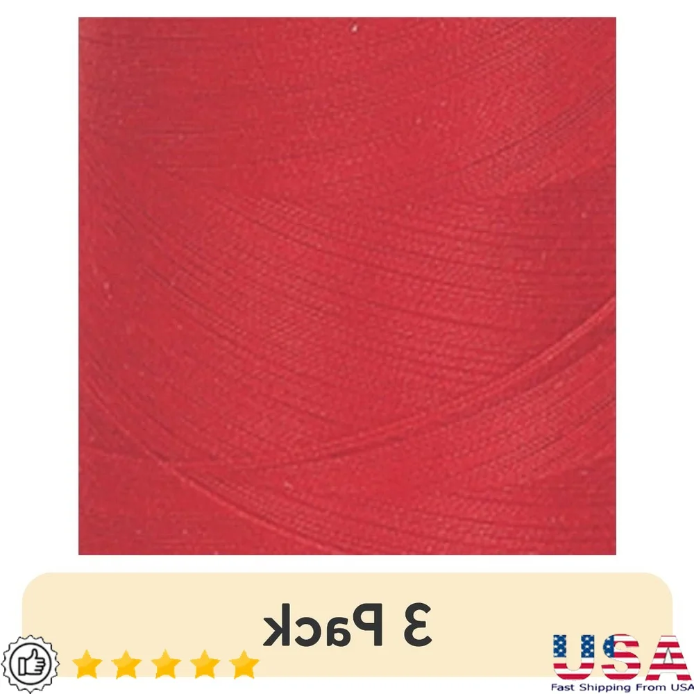 

Surelock, 3 упаковки конусных ниток, 3000 ярдов, тонкая прочная швейная нить из полиэстера для многократного использования