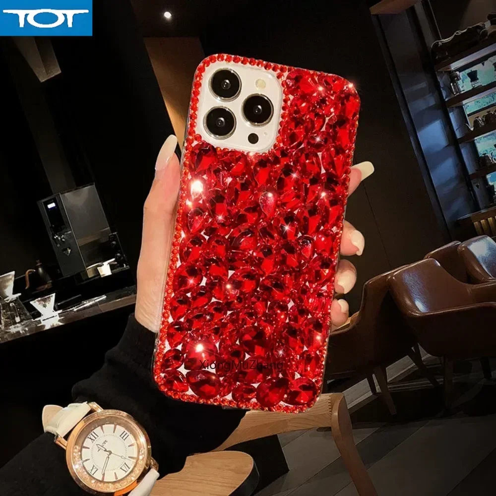 

Bling Crystal Full Diamond Case for Motorola Edge 50 Ultra 20 30 40 50 Pro 50S Pro 20 30 Lite Glitter Women Fashion Custom Cover