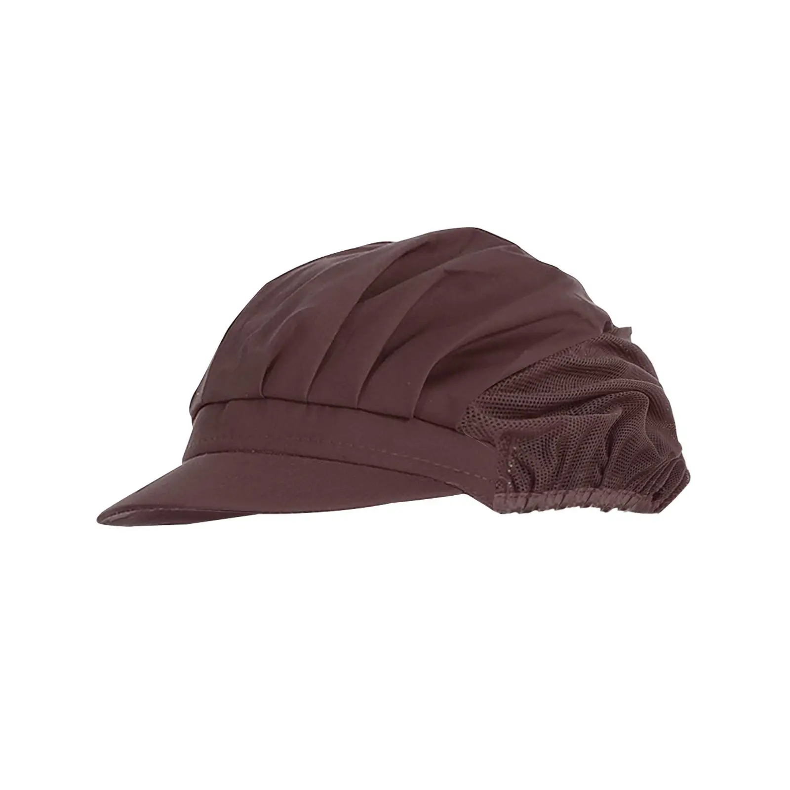 Casquette de chef cuisinier, filet à cheveux, respirant, confortable à porter, lavable, ajustable, en couleur, robuste