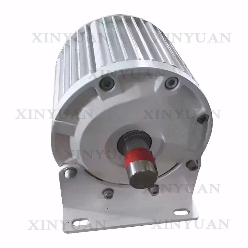Three Phase AC 600W 500RPM 50Hz 24V to 380V Straight Shaft Conical Shaft Rare Earth Permanent Magnet Generator