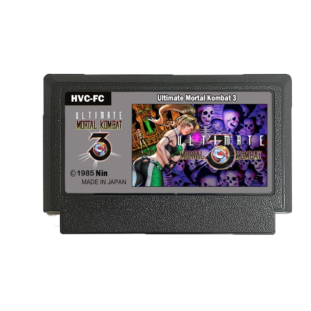 Ultimate Mortal Kombat 3 - A Brand NEW 60 Pin FC Famicom Game Cartridge For Nintendo Family Computer Game Console - ENG