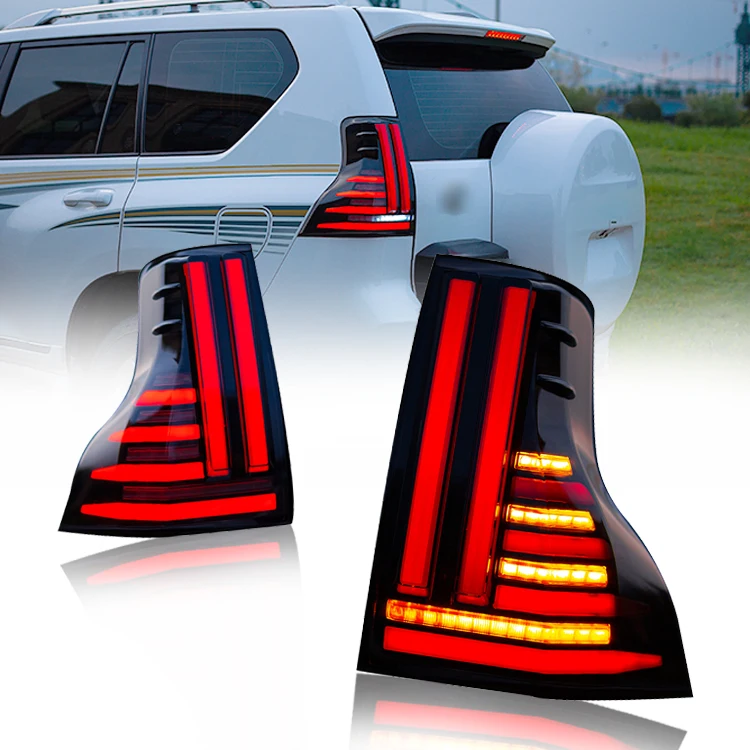 

DKmotion Factory Taillight Assembly LED Tail Lights Brake Light Lamp For Toyota Land Cruiser Prado 2010 - 2023 GX400 GX460 GX470