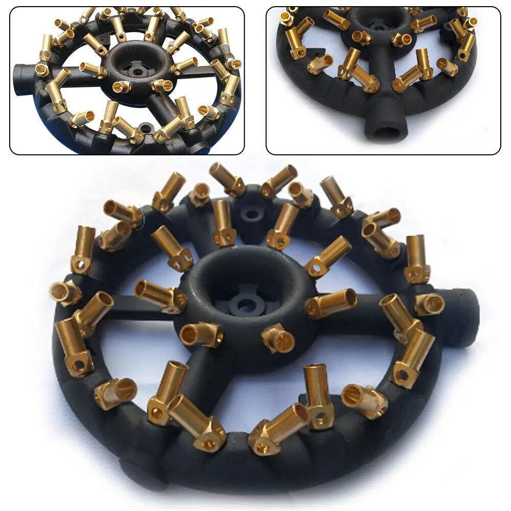 32 ヘッド ジェット バーナー 丸型 天然ガス ジェット 32 チップ 80000 BTU/HR