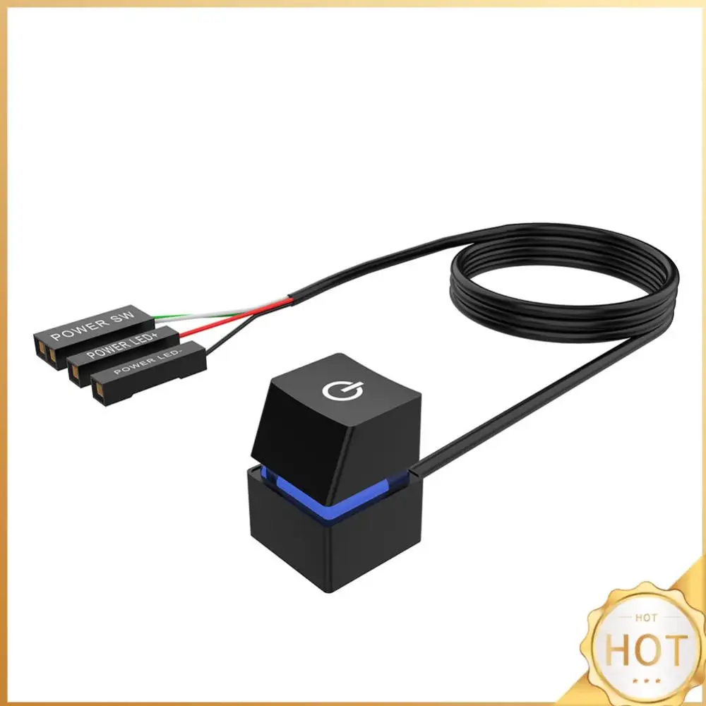 

2-метровый светодиодный кабель-удлинитель с кнопкой внешнего переключения для материнской платы настольного компьютера