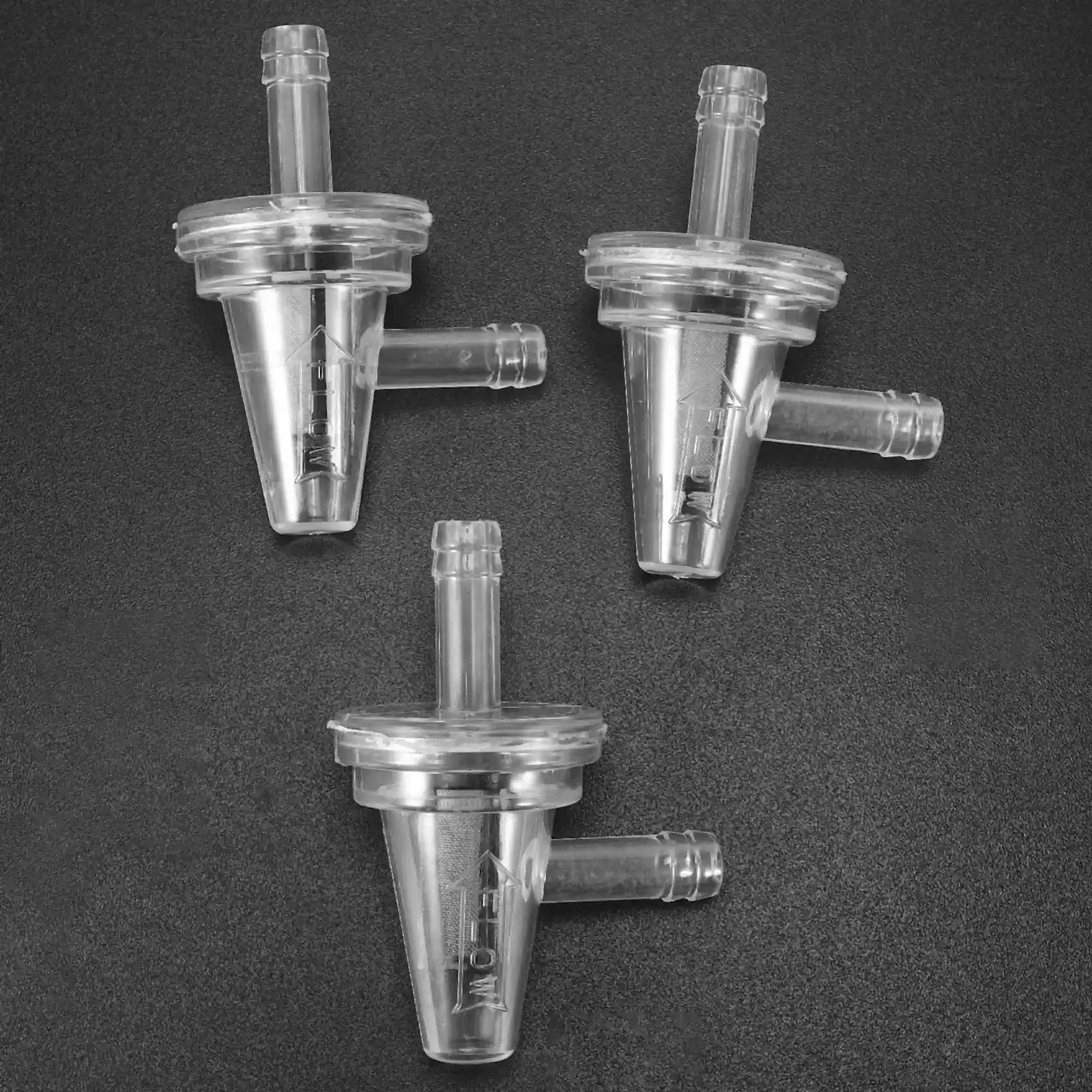 Leading-Edge-3Pcs Universal Motorcycle Right Angle Inline Fuel Filter 1/4Inch 6Mm Hose Lines For KAWASAKI