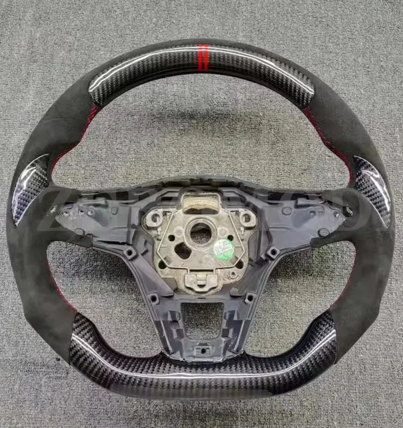 

Кованый руль из карбона для MK7 MK8 GTI R для Volkswagen VW Golf MK7 с перфорированной кожаной отделкой