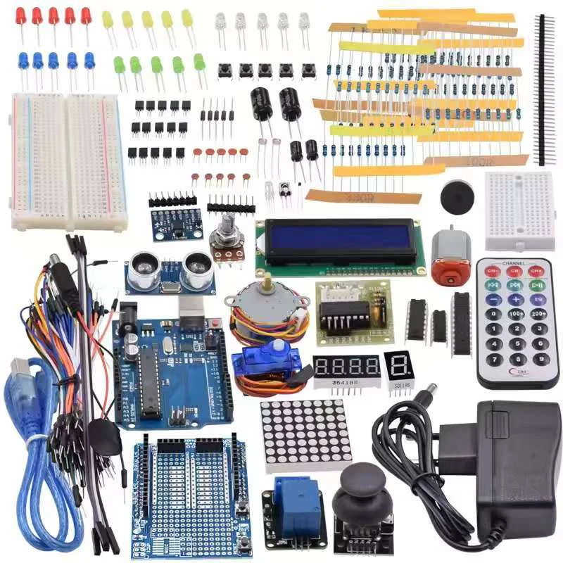 超音波センサー-r3-ボード、arduino-r3-mega2560-r3-用-lcd1602-スクリーンを含む究極のスターター-キット