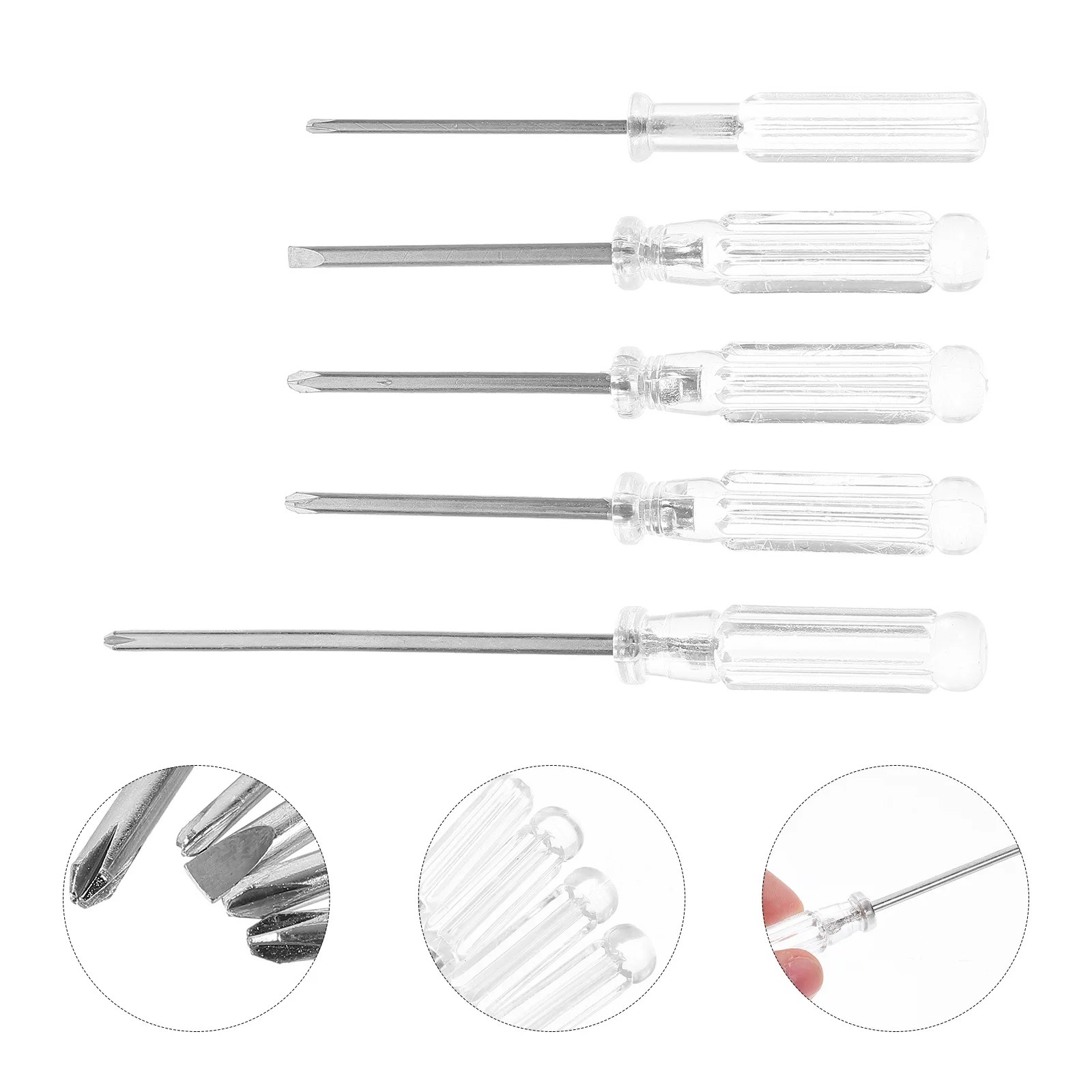 Zestaw 25 mini śrubokrętów, kompaktowy, ergonomiczny uchwyt do naprawy małych urządzeń, przenośne narzędzie kieszonkowe do użytku domowego, mały śrubokręt.